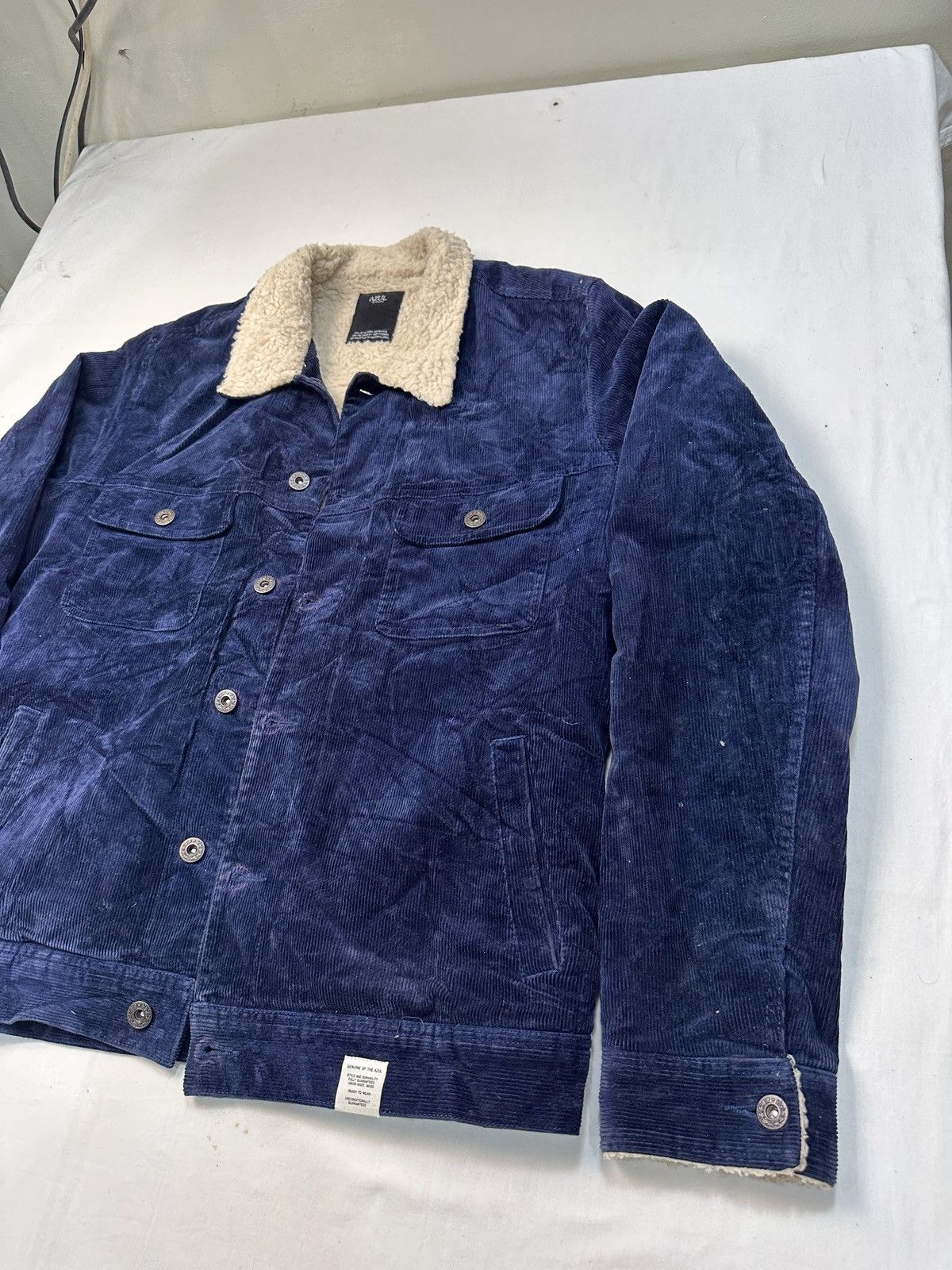 Japanese Brand Azul by Moussy corduroy denim heavy jacket Size US M / EU 48-50 / 2 - 4 Thumbnail