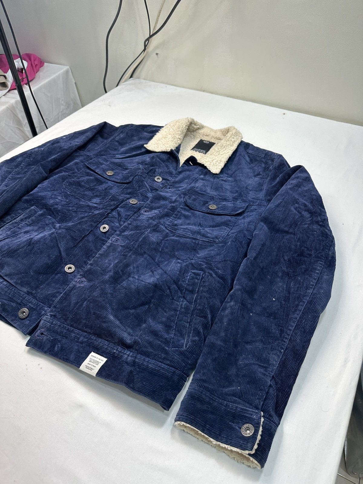 Japanese Brand Azul by Moussy corduroy denim heavy jacket Size US M / EU 48-50 / 2 - 7 Thumbnail