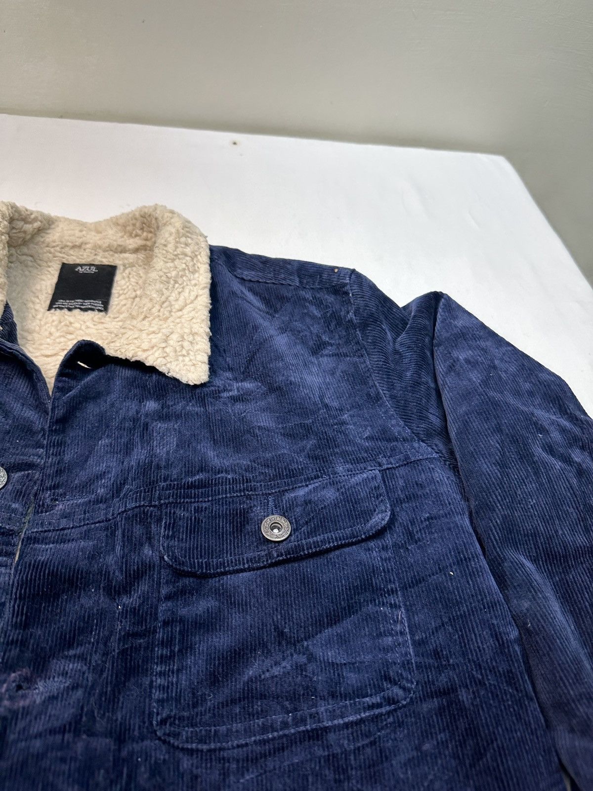 Japanese Brand Azul by Moussy corduroy denim heavy jacket Size US M / EU 48-50 / 2 - 13 Thumbnail