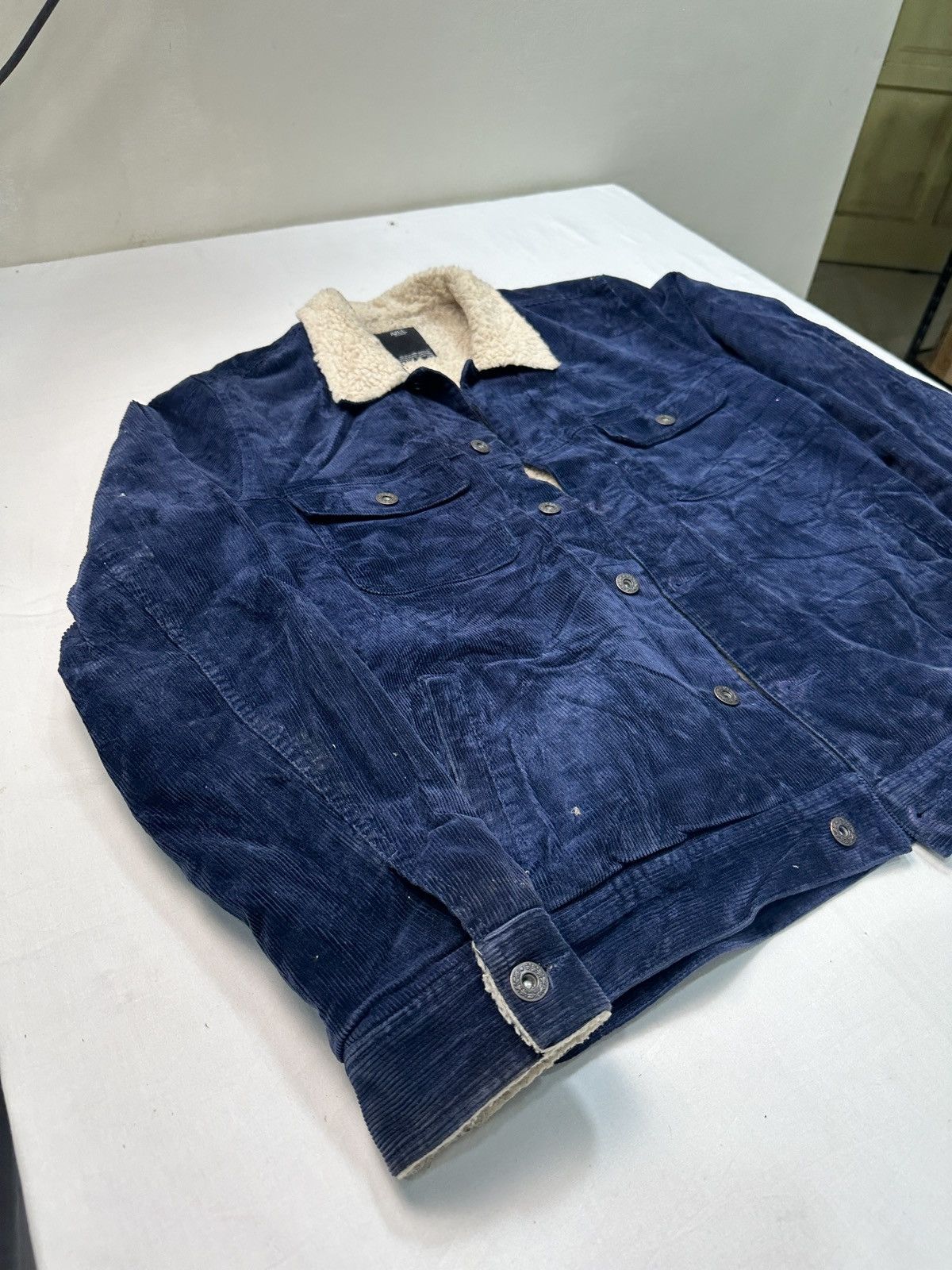 Japanese Brand Azul by Moussy corduroy denim heavy jacket Size US M / EU 48-50 / 2 - 6 Thumbnail