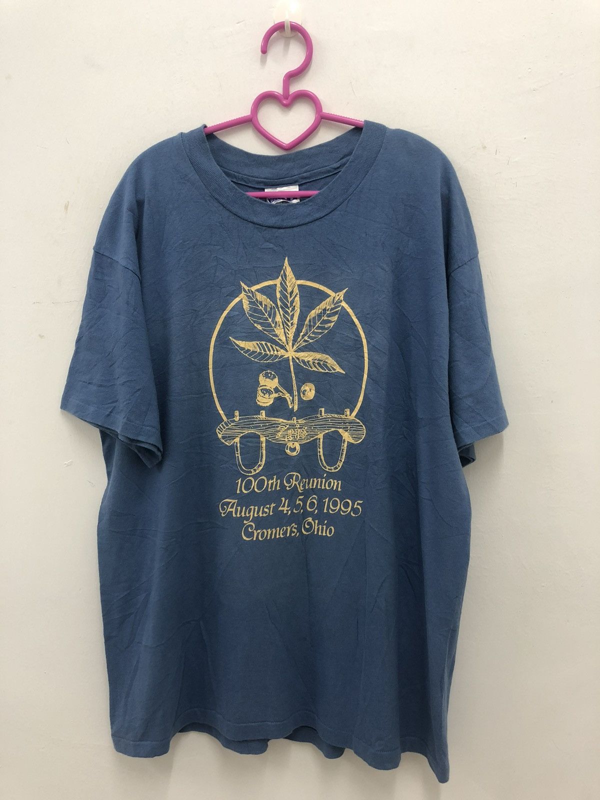 Vintage Rare 90s Vintage ZEIS IST NEIS 100th Reunion 1995 Shirt Size US L / EU 52-54 / 3 - 3 Thumbnail