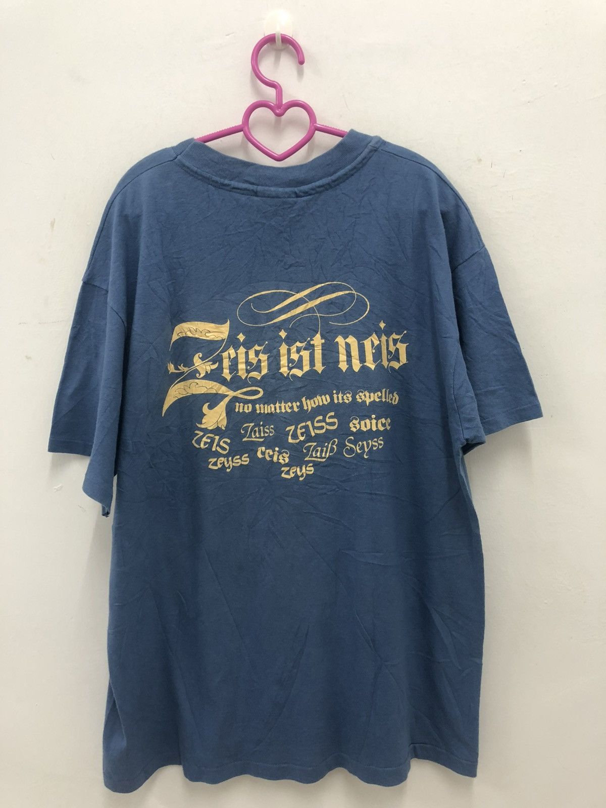 Vintage Rare 90s Vintage ZEIS IST NEIS 100th Reunion 1995 Shirt Size US L / EU 52-54 / 3 - 1 Thumbnail