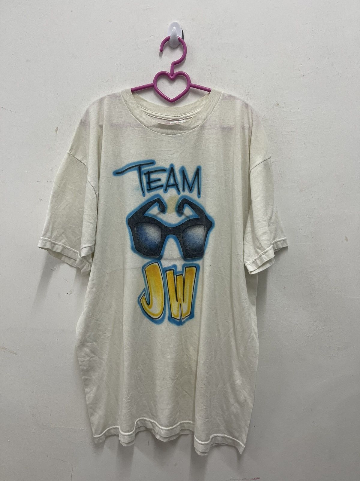 Vintage Rare Vintage TEAM JW Champs 1 Graffiti Art Tee Size US XL / EU 56 / 4 - 1 Thumbnail