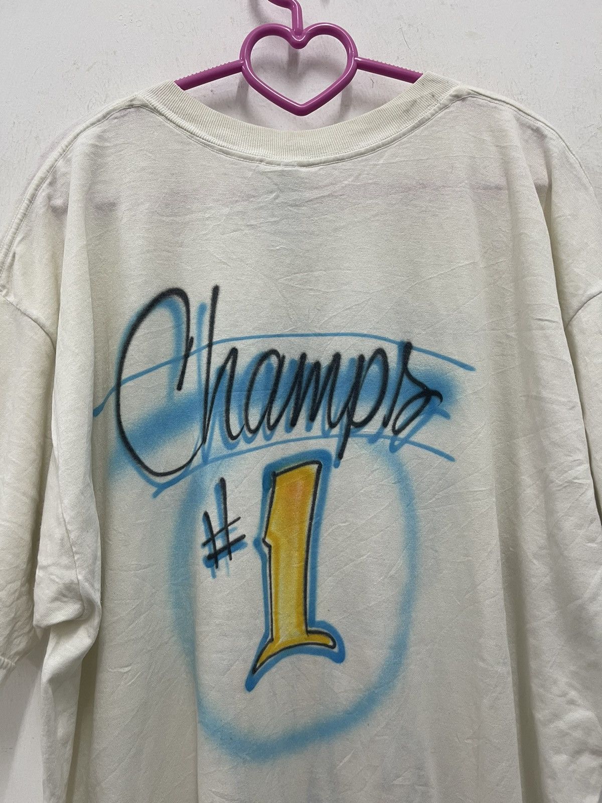 Vintage Rare Vintage TEAM JW Champs 1 Graffiti Art Tee Size US XL / EU 56 / 4 - 5 Thumbnail