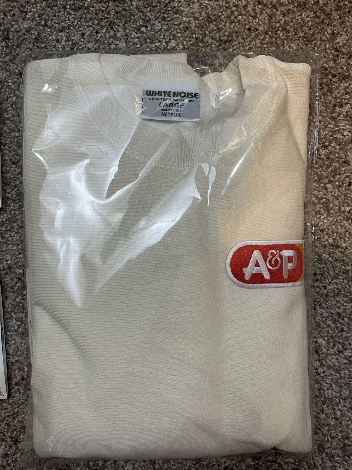 image of Director’S Fits X Netflix “White Noise” A&p Crewneck, Men's (Size Large)