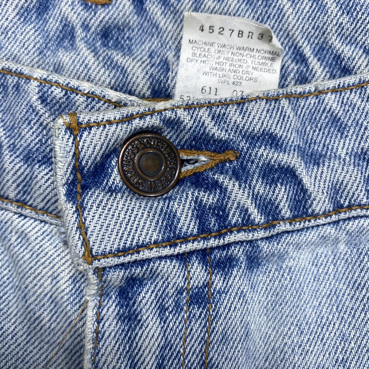 Levi's Vintage Levi’s 550 Leg Tapered Paint Splash Distressed Denim Size US 34 / EU 50 - 8 Thumbnail