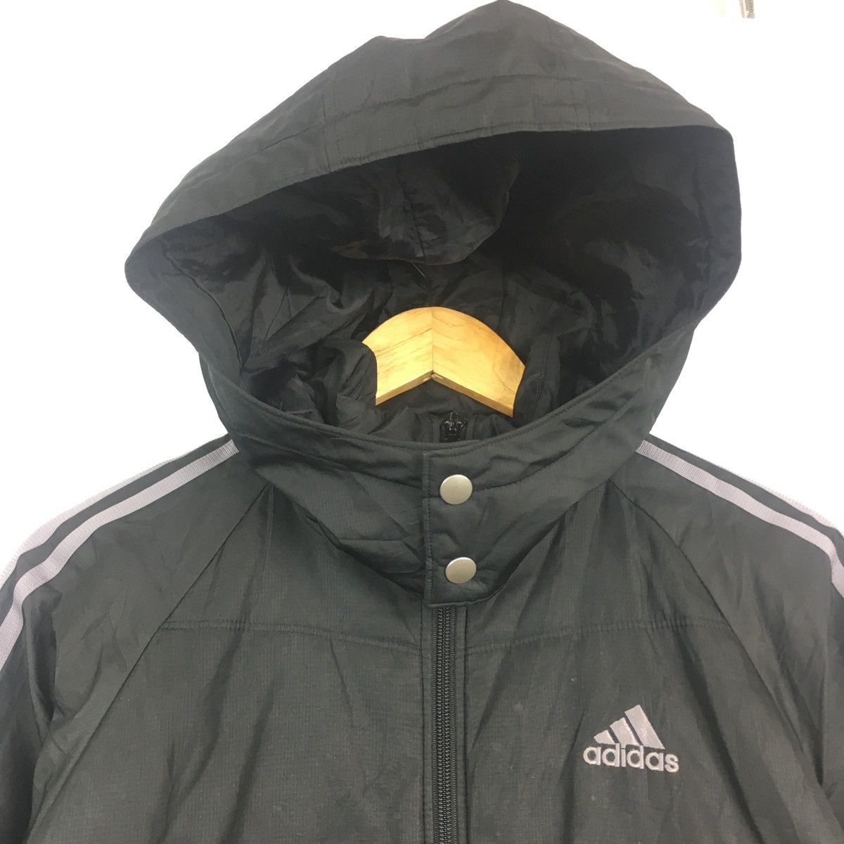 Adidas Adidas Hooded Windbreaker Jacket Size US L / EU 52-54 / 3 - 6 Thumbnail