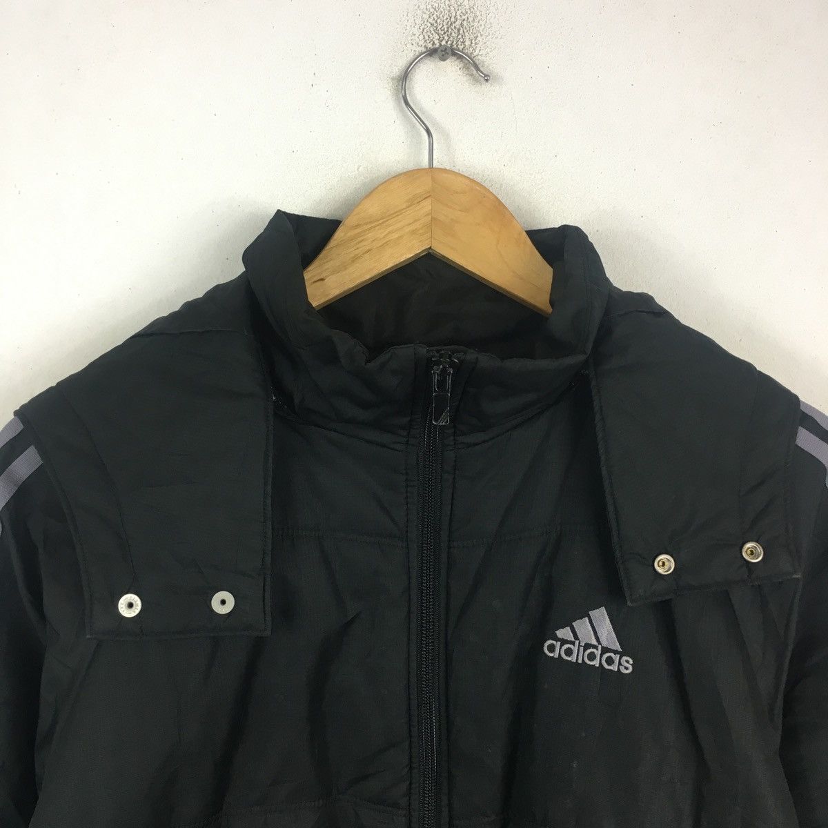 Adidas Adidas Hooded Windbreaker Jacket Size US L / EU 52-54 / 3 - 4 Thumbnail