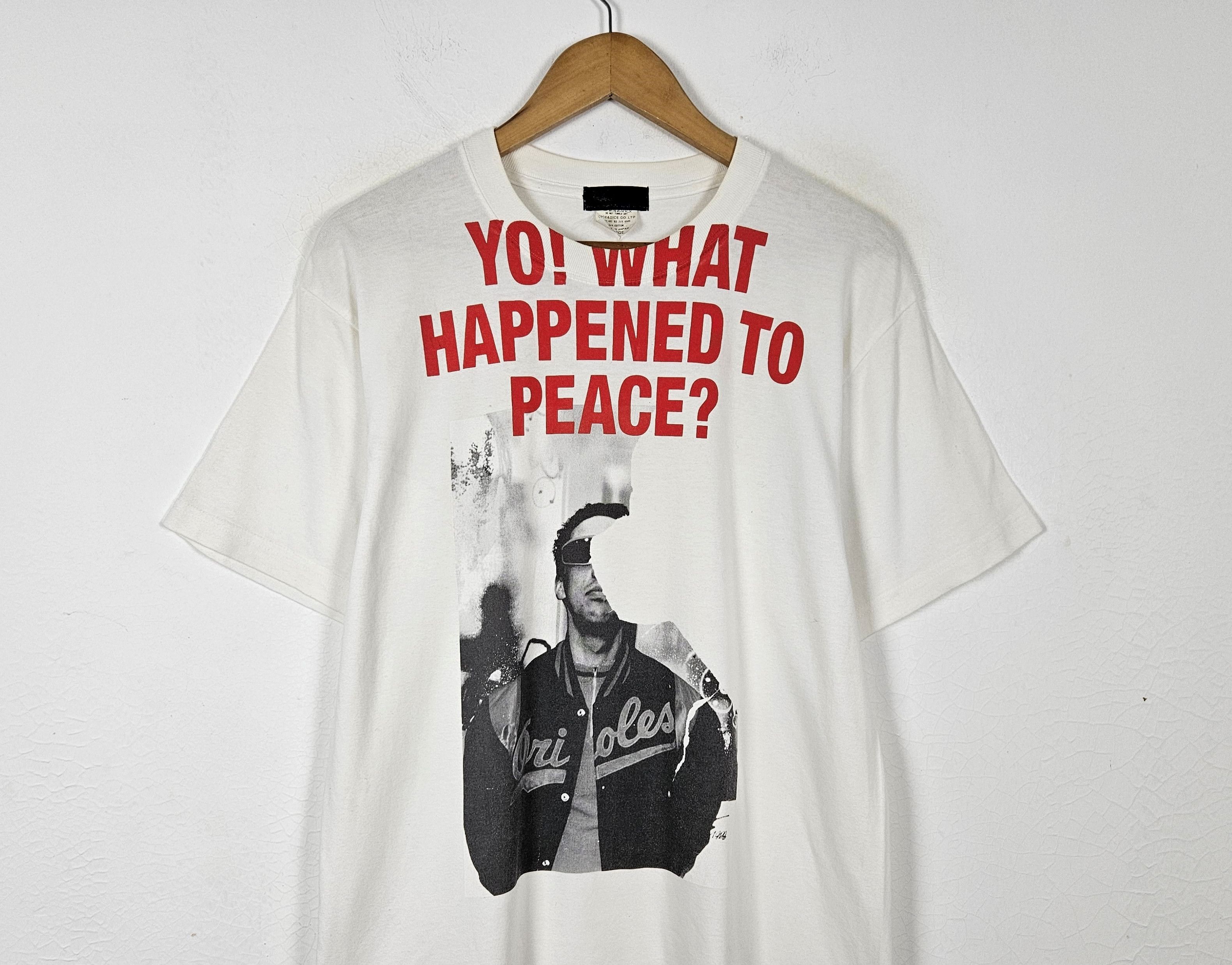 Futura Futura Yo What Happened to Peace shirt Size US L / EU 52-54 / 3 - 2 Thumbnail