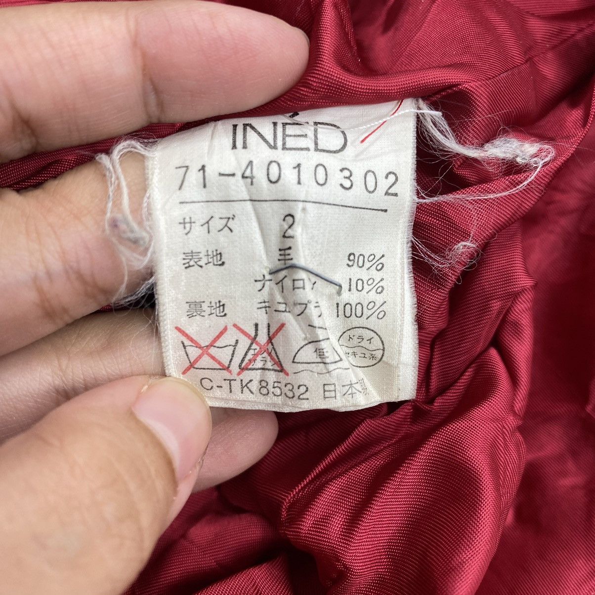 Yohji Yamamoto INED by YOHJI YAMAMOTO Red Wool Japanese Brand Coat Jacket Size US L / EU 52-54 / 3 - 5 Thumbnail