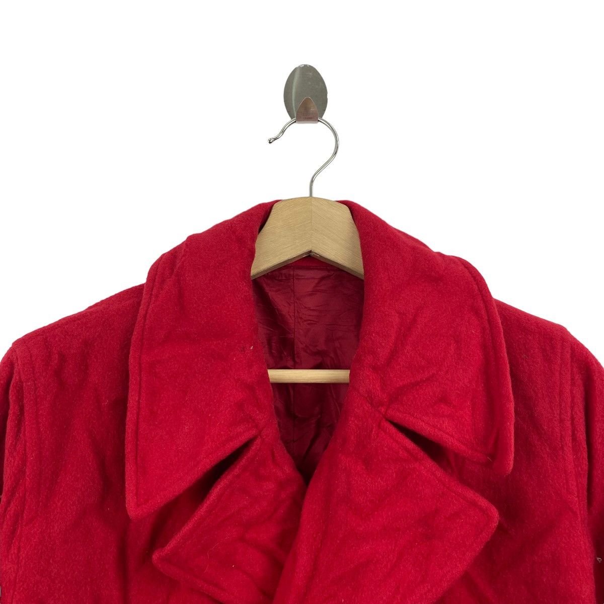 Yohji Yamamoto INED by YOHJI YAMAMOTO Red Wool Japanese Brand Coat Jacket Size US L / EU 52-54 / 3 - 2 Thumbnail