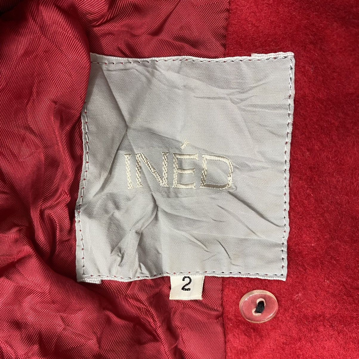 Yohji Yamamoto INED by YOHJI YAMAMOTO Red Wool Japanese Brand Coat Jacket Size US L / EU 52-54 / 3 - 4 Thumbnail
