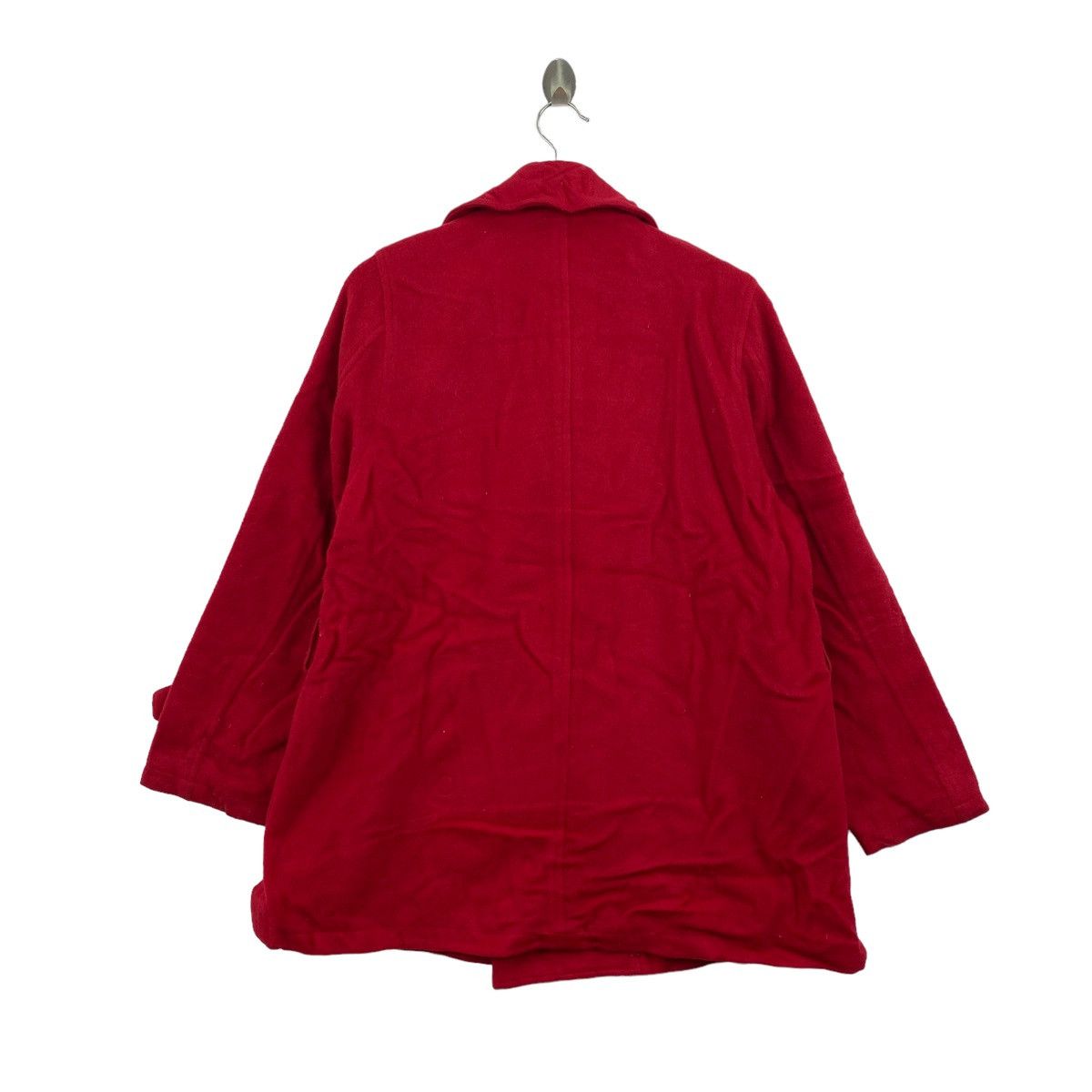 Yohji Yamamoto INED by YOHJI YAMAMOTO Red Wool Japanese Brand Coat Jacket Size US L / EU 52-54 / 3 - 7 Thumbnail