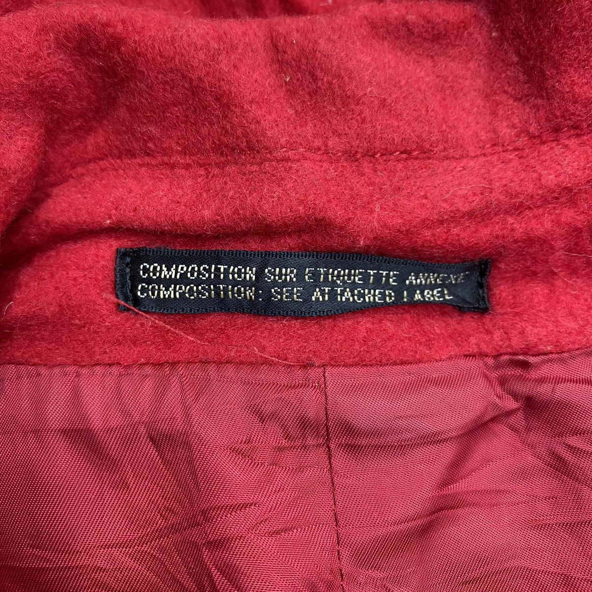 Yohji Yamamoto INED by YOHJI YAMAMOTO Red Wool Japanese Brand Coat Jacket Size US L / EU 52-54 / 3 - 3 Thumbnail
