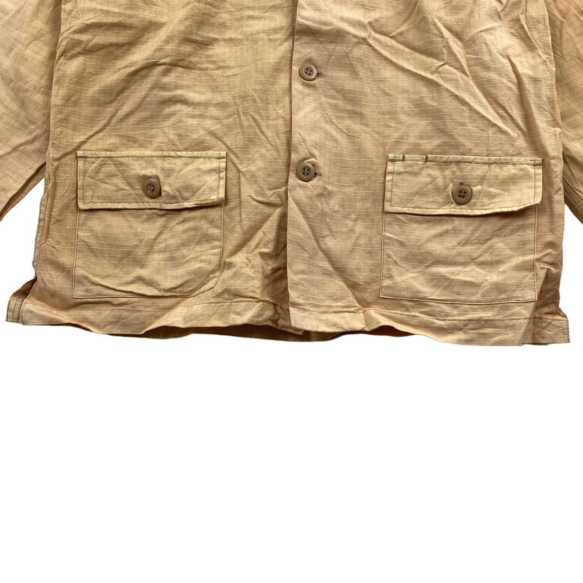 Japanese Brand BW GIGGLE Japan Brand Military Multi Pocket Button Up Yellow Size US M / EU 48-50 / 2 - 3 Thumbnail