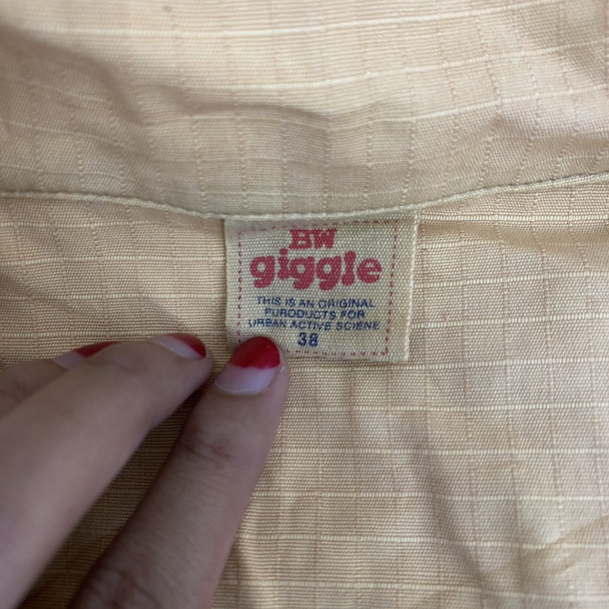 Japanese Brand BW GIGGLE Japan Brand Military Multi Pocket Button Up Yellow Size US M / EU 48-50 / 2 - 5 Thumbnail