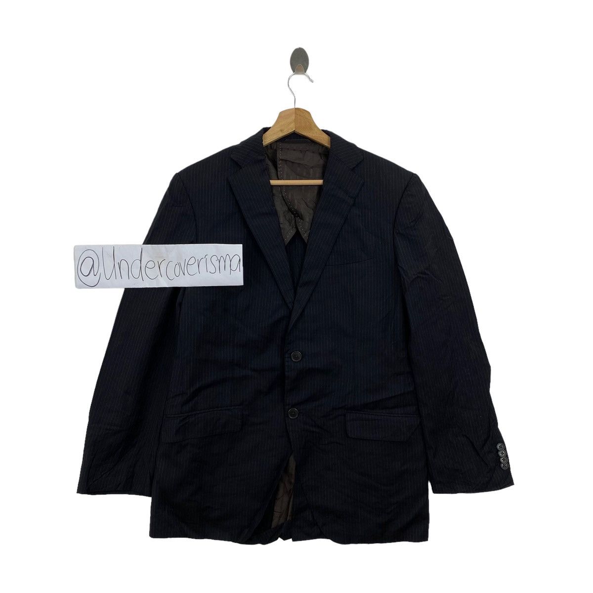 Mr. Junko Mr. JUNKO x LANIFICIO PURO Tessuto Stripe Blazer Coat Jacket Size US M / EU 48-50 / 2 - 1 Thumbnail