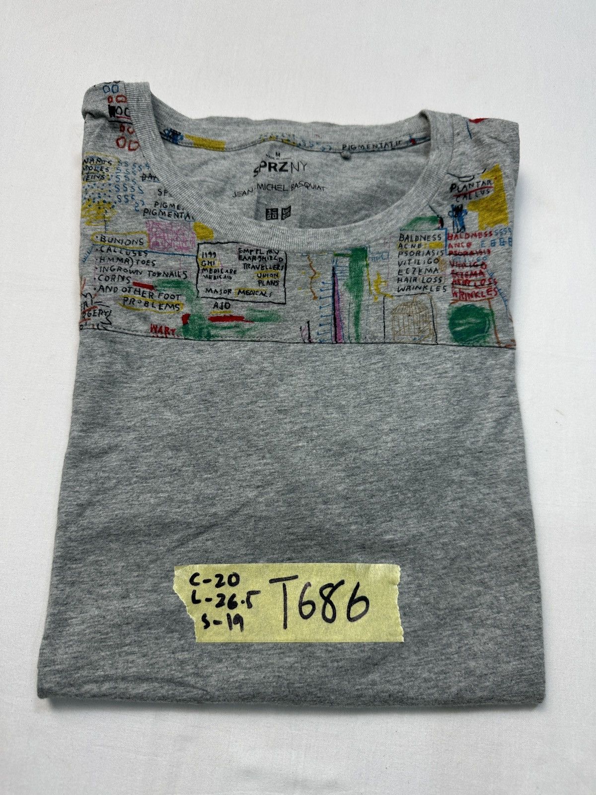 Jean-Michel Basquiat Uniqlo X Jean Michel Basquiat Arts tshirt Size US M / EU 48-50 / 2 - 17 Thumbnail