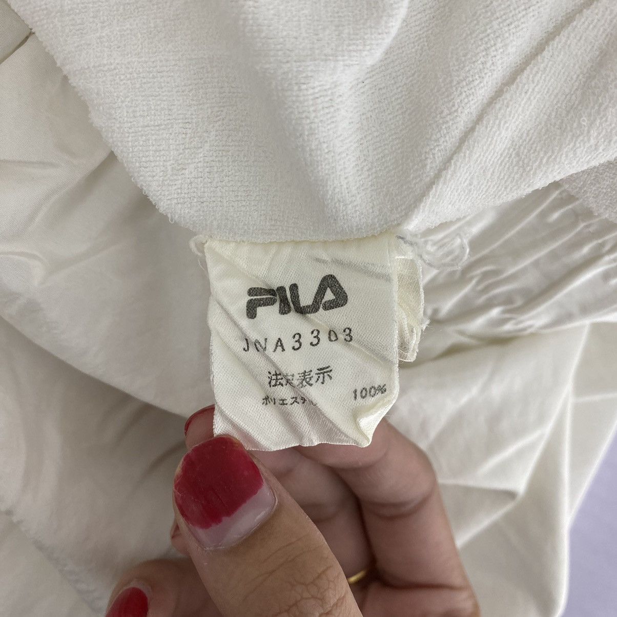 Fila FILA SPORT Bella Italia Back Big Print White Bomber Jacket Size US XL / EU 56 / 4 - 7 Thumbnail