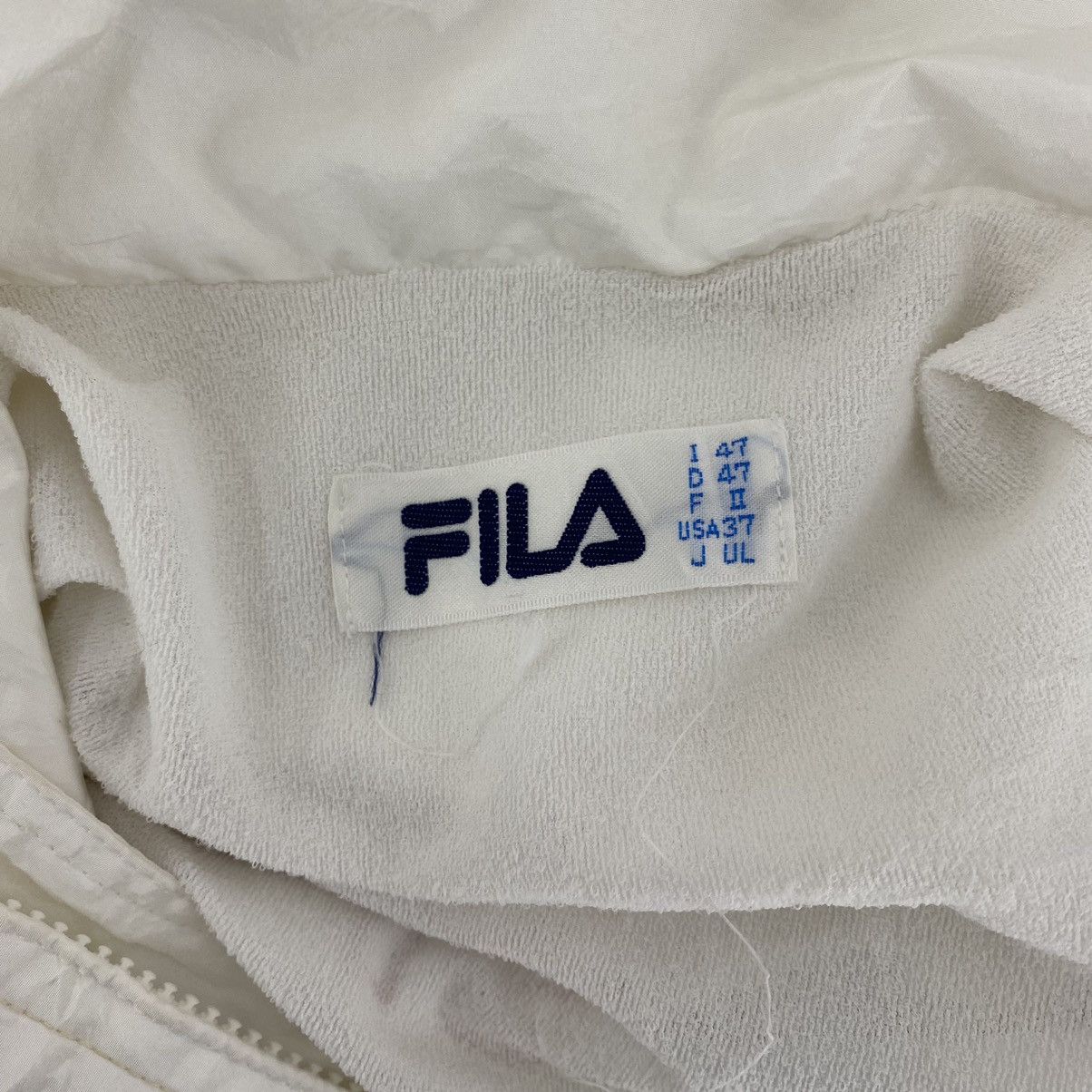 Fila FILA SPORT Bella Italia Back Big Print White Bomber Jacket Size US XL / EU 56 / 4 - 5 Thumbnail