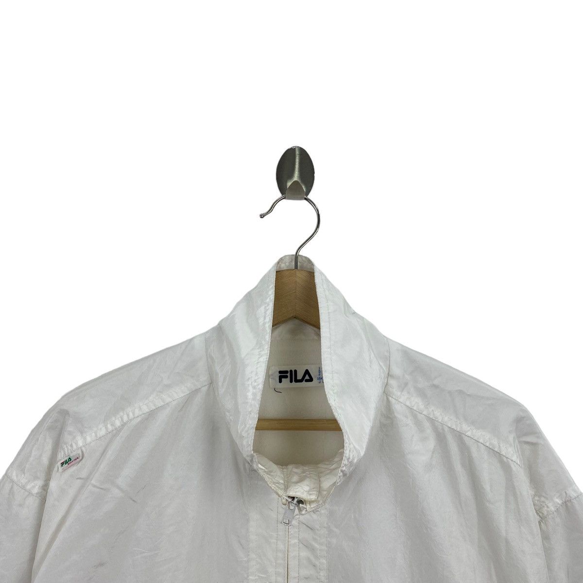 Fila FILA SPORT Bella Italia Back Big Print White Bomber Jacket Size US XL / EU 56 / 4 - 4 Thumbnail