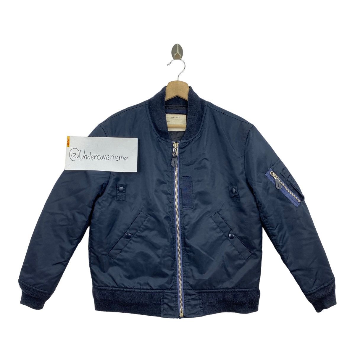 MOUSSY Vtg MOUSSY Japanese Brand Multi Pocket Flight Bomber Jacket Size US S / EU 44-46 / 1 - 1 Thumbnail