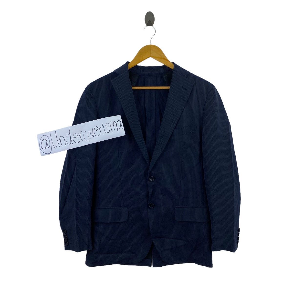 Japanese Brand Mr. JUNKO Japan Brand Navy Plain Blazer Coat Size US M / EU 48-50 / 2 - 1 Thumbnail
