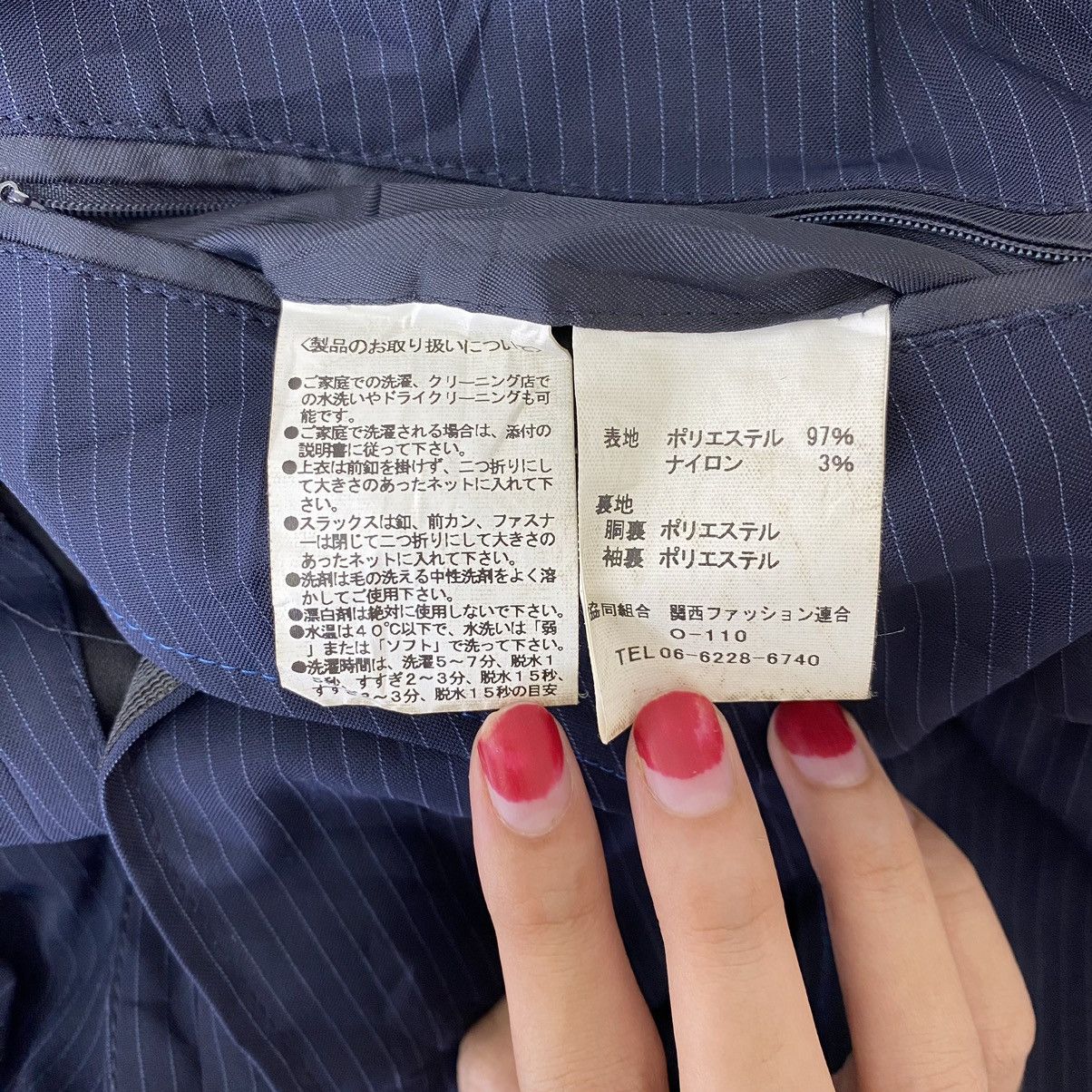 Japanese Brand Mr. JUNKO Japan Brand Navy Plain Blazer Coat Size US M / EU 48-50 / 2 - 4 Thumbnail