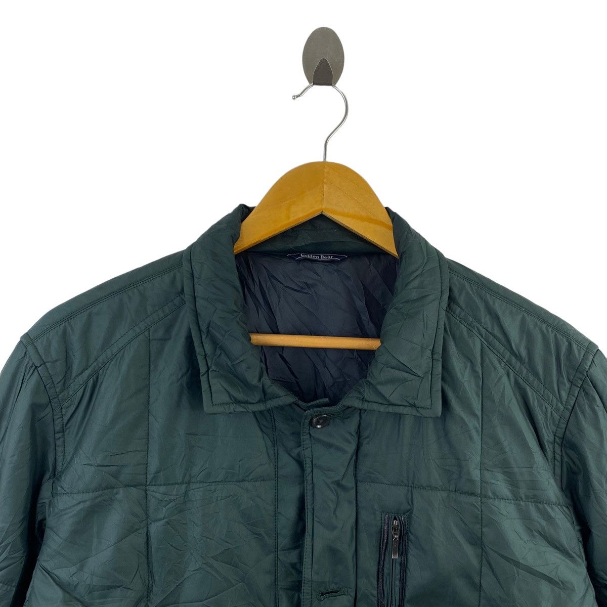 Golden Bear GOLDEN BEAR USA Multi Pocket Green Quilted Jacket Size US L / EU 52-54 / 3 - 2 Thumbnail