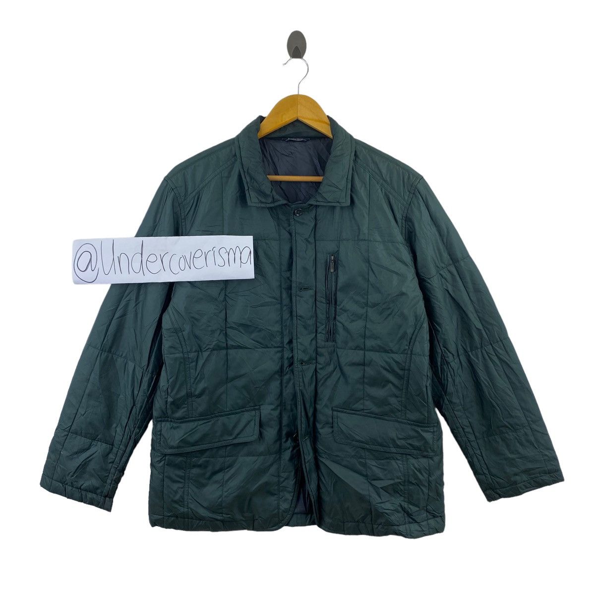 Golden Bear GOLDEN BEAR USA Multi Pocket Green Quilted Jacket Size US L / EU 52-54 / 3 - 1 Thumbnail
