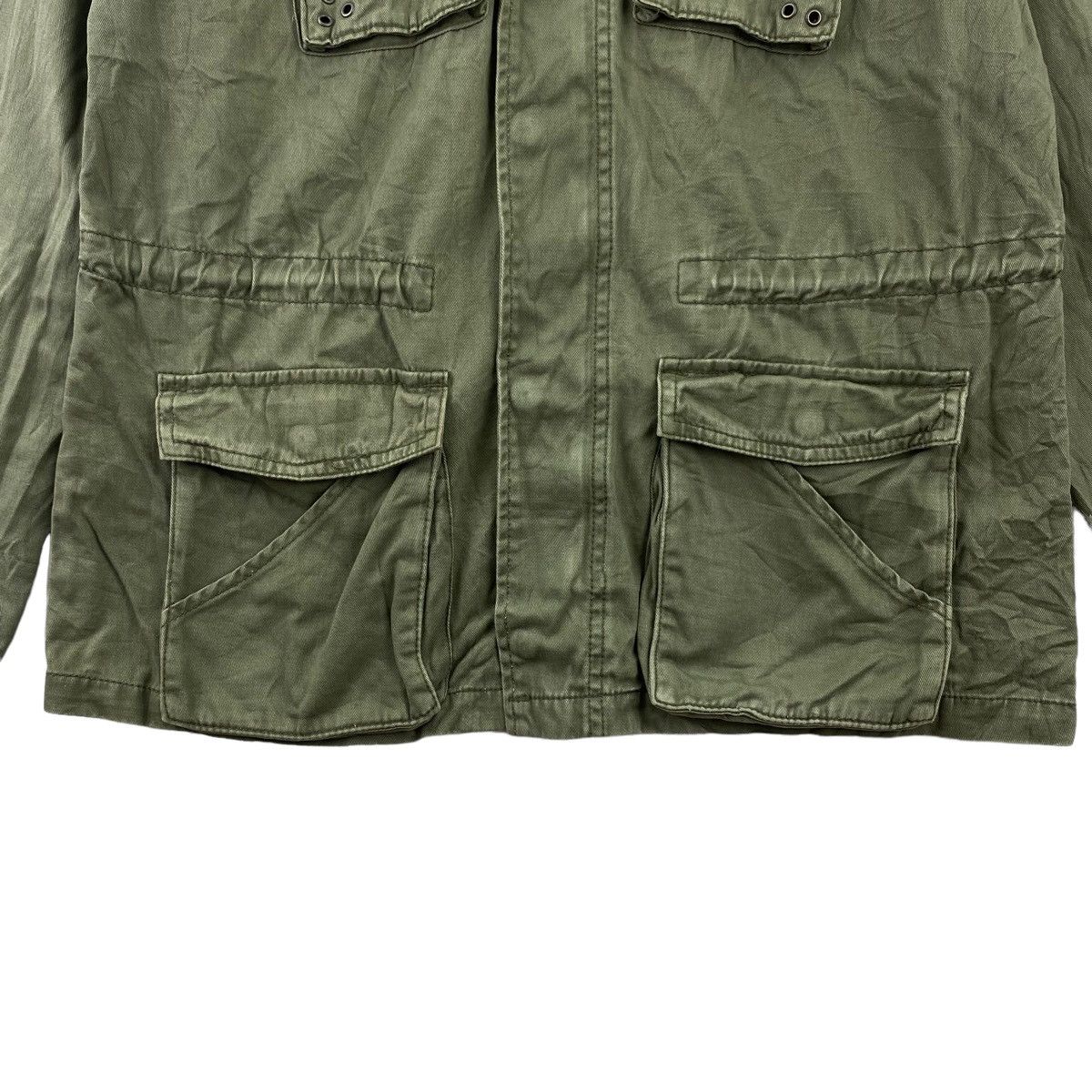 Vintage GINATRICOT Us Army Soldier Jeans Denim Multi Pockets Jacket Size US M / EU 48-50 / 2 - 3 Thumbnail