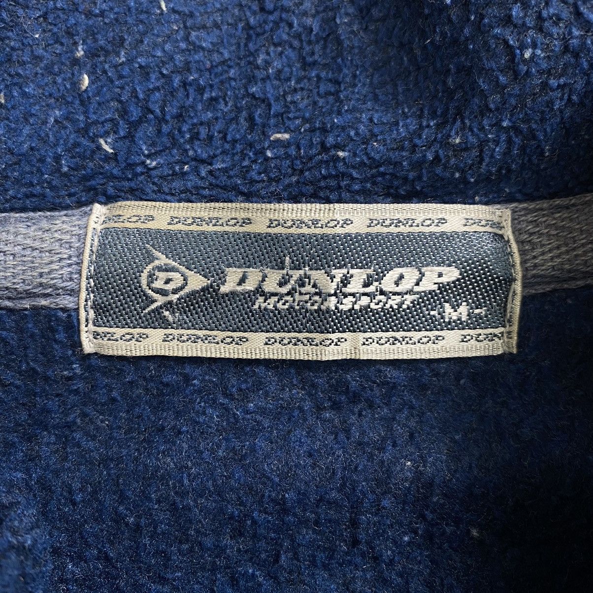 Vintage DUNLOP MOTORSPORT Emboidered Logo Retro Sherpa Bomber Jacket Size US XL / EU 56 / 4 - 5 Thumbnail