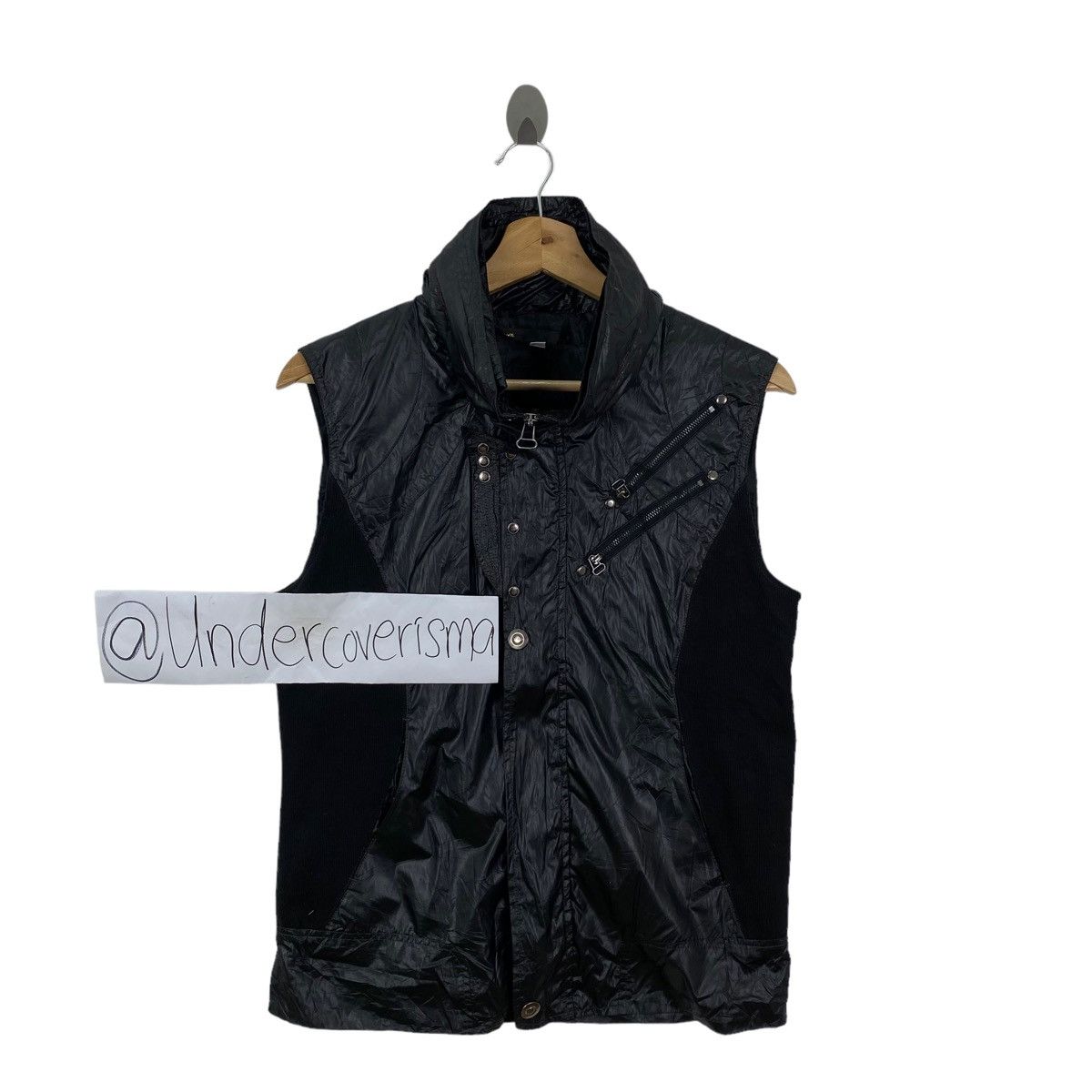 Japanese Brand ICOM Japanese Brand Back Embroidered Spider Pvc Leather Vest Size US L / EU 52-54 / 3 - 3 Thumbnail
