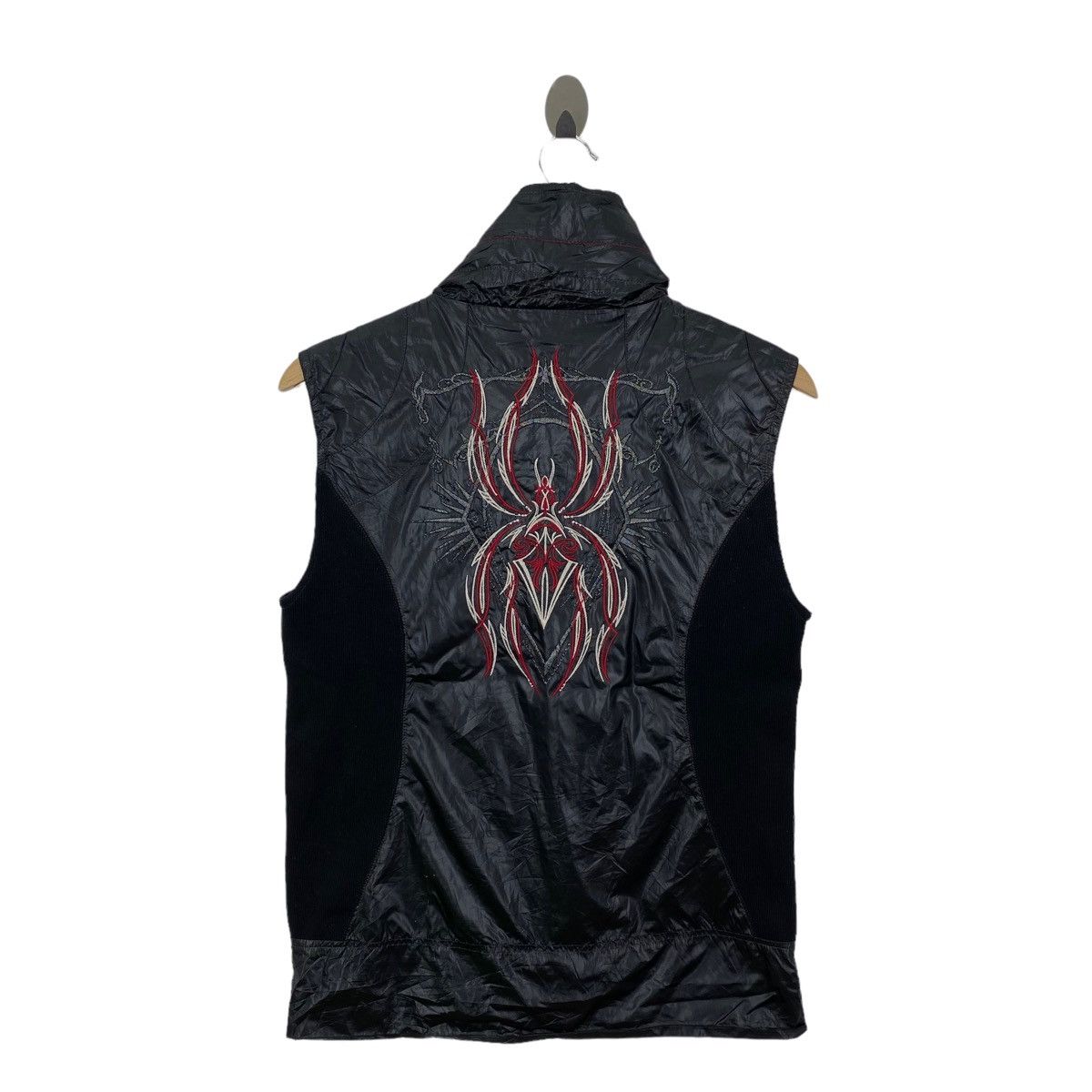 Japanese Brand ICOM Japanese Brand Back Embroidered Spider Pvc Leather Vest Size US L / EU 52-54 / 3 - 1 Thumbnail