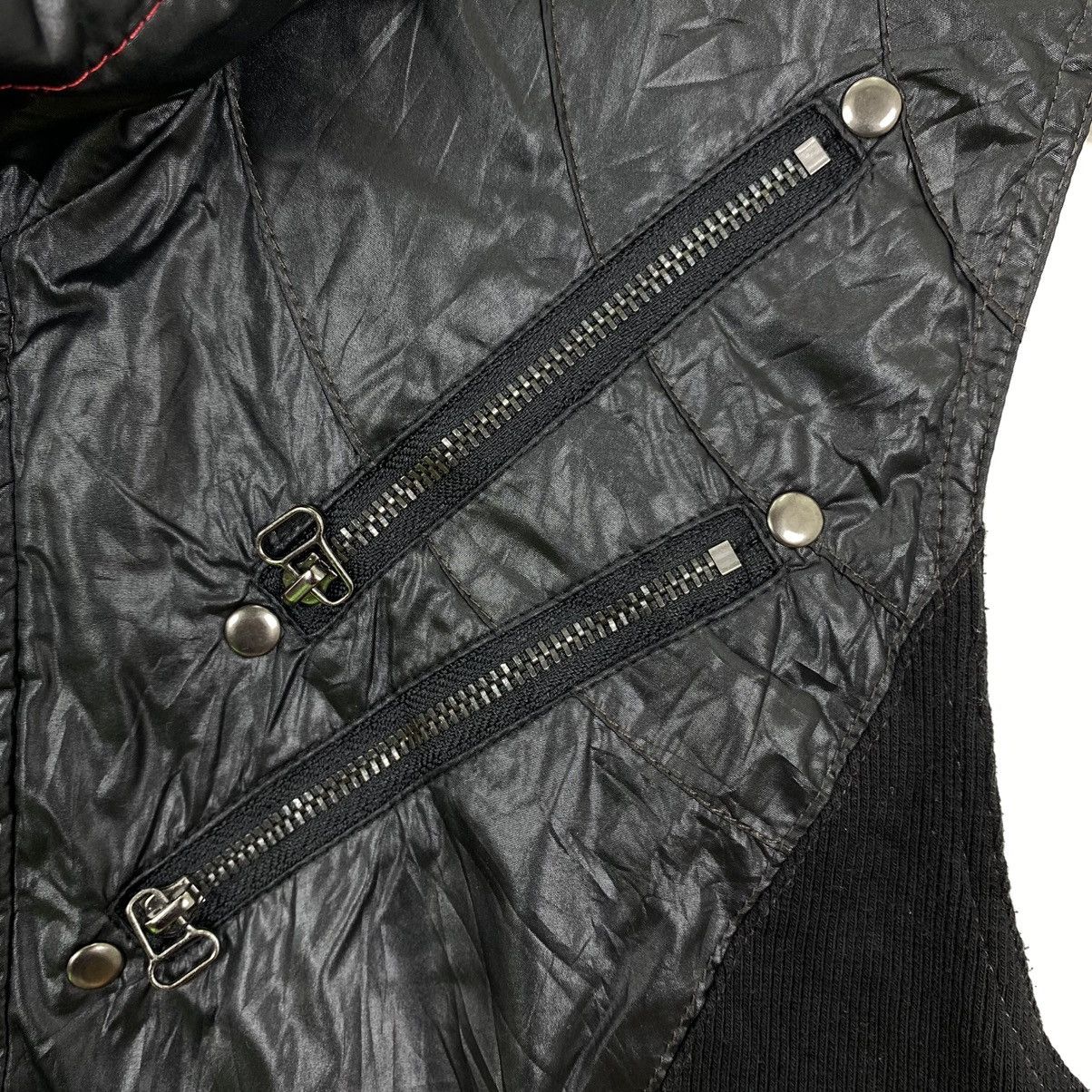 Japanese Brand ICOM Japanese Brand Back Embroidered Spider Pvc Leather Vest Size US L / EU 52-54 / 3 - 5 Thumbnail