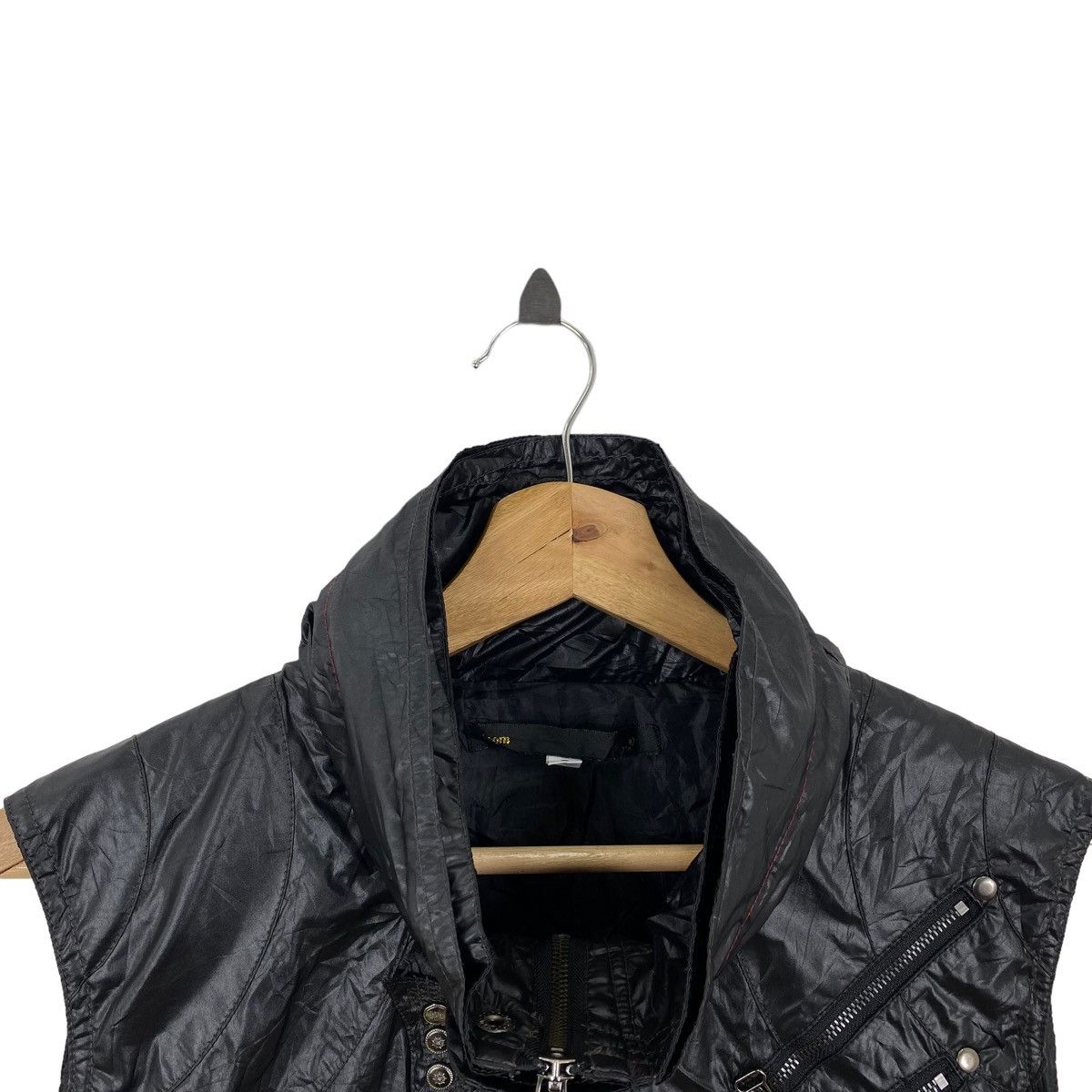 Japanese Brand ICOM Japanese Brand Back Embroidered Spider Pvc Leather Vest Size US L / EU 52-54 / 3 - 4 Thumbnail