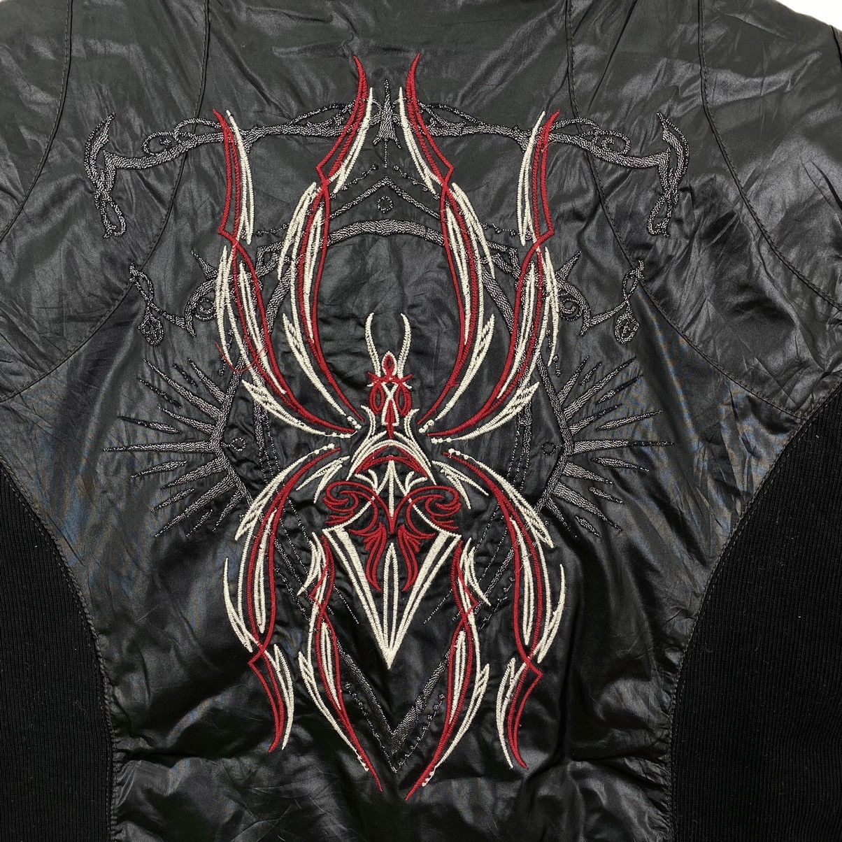 Japanese Brand ICOM Japanese Brand Back Embroidered Spider Pvc Leather Vest Size US L / EU 52-54 / 3 - 2 Thumbnail