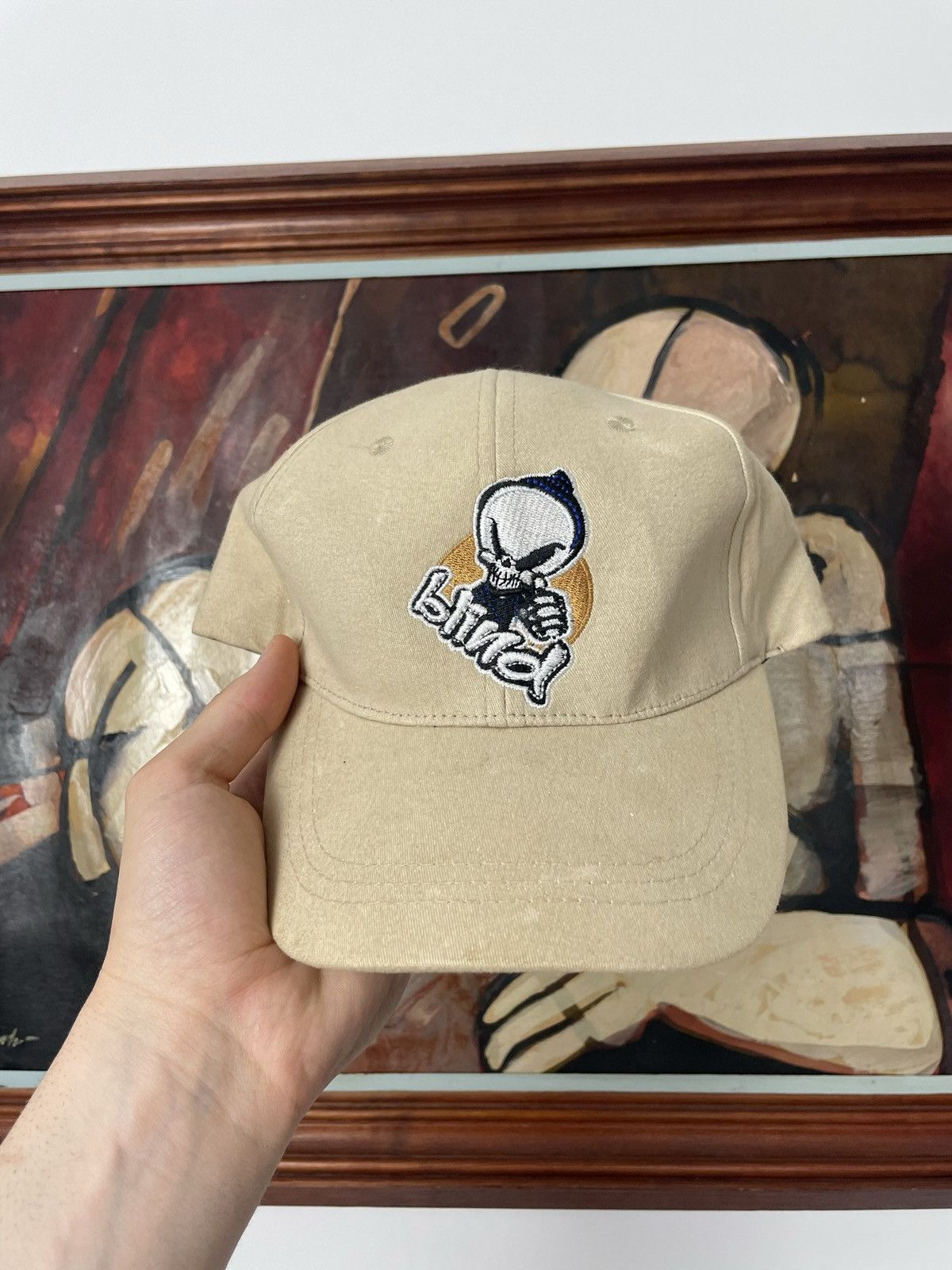 Vintage Vintage 90s Blind Skateboards Skate Hat Rare Reaper Hype Size ONE SIZE - 1 Thumbnail