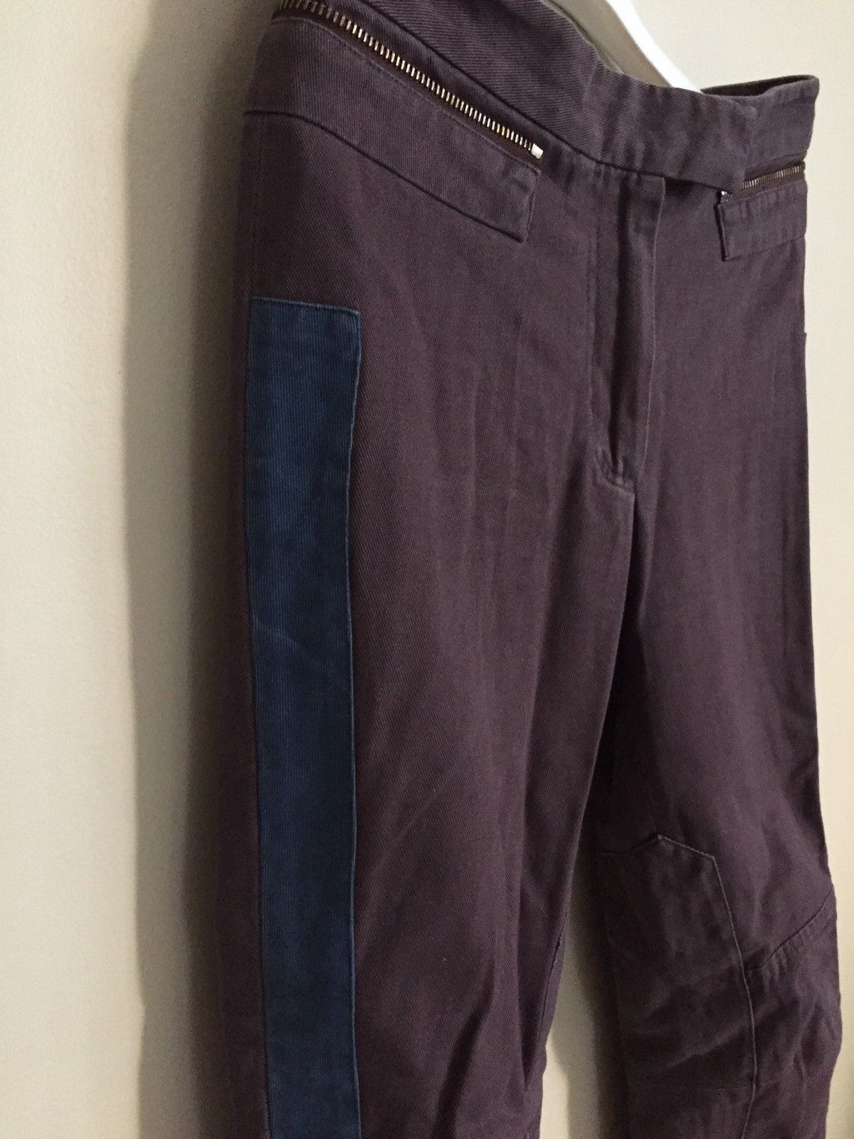 Dries Van Noten Zip detail side-stripe denim Size US 28 / EU 44 - 2 Thumbnail