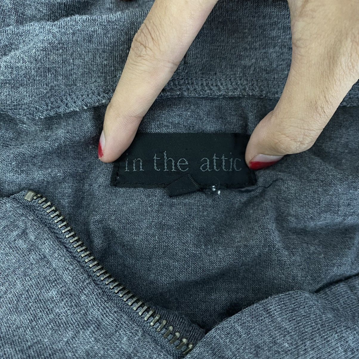 In The Attic Vintage IN THE ATTIC Japan Brand Grey Hooded Vest Size US M / EU 48-50 / 2 - 5 Thumbnail