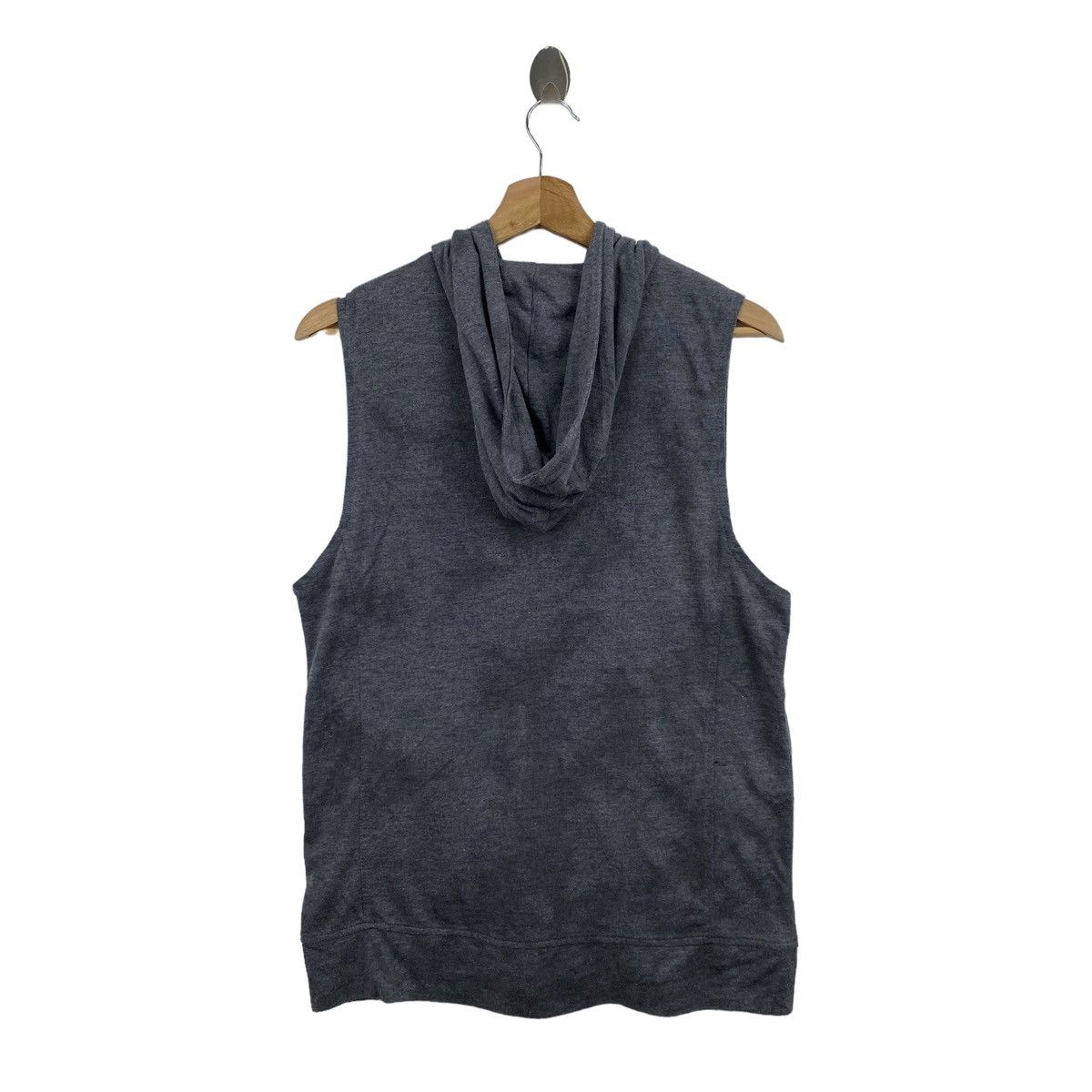 In The Attic Vintage IN THE ATTIC Japan Brand Grey Hooded Vest Size US M / EU 48-50 / 2 - 10 Thumbnail