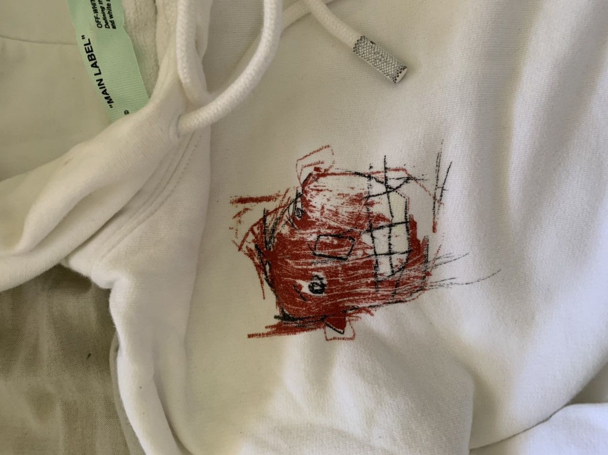 Off-White Jean-Michel Basquiat x Off-White - hoodie White Size US XS / EU 42 / 0 - 4 Thumbnail