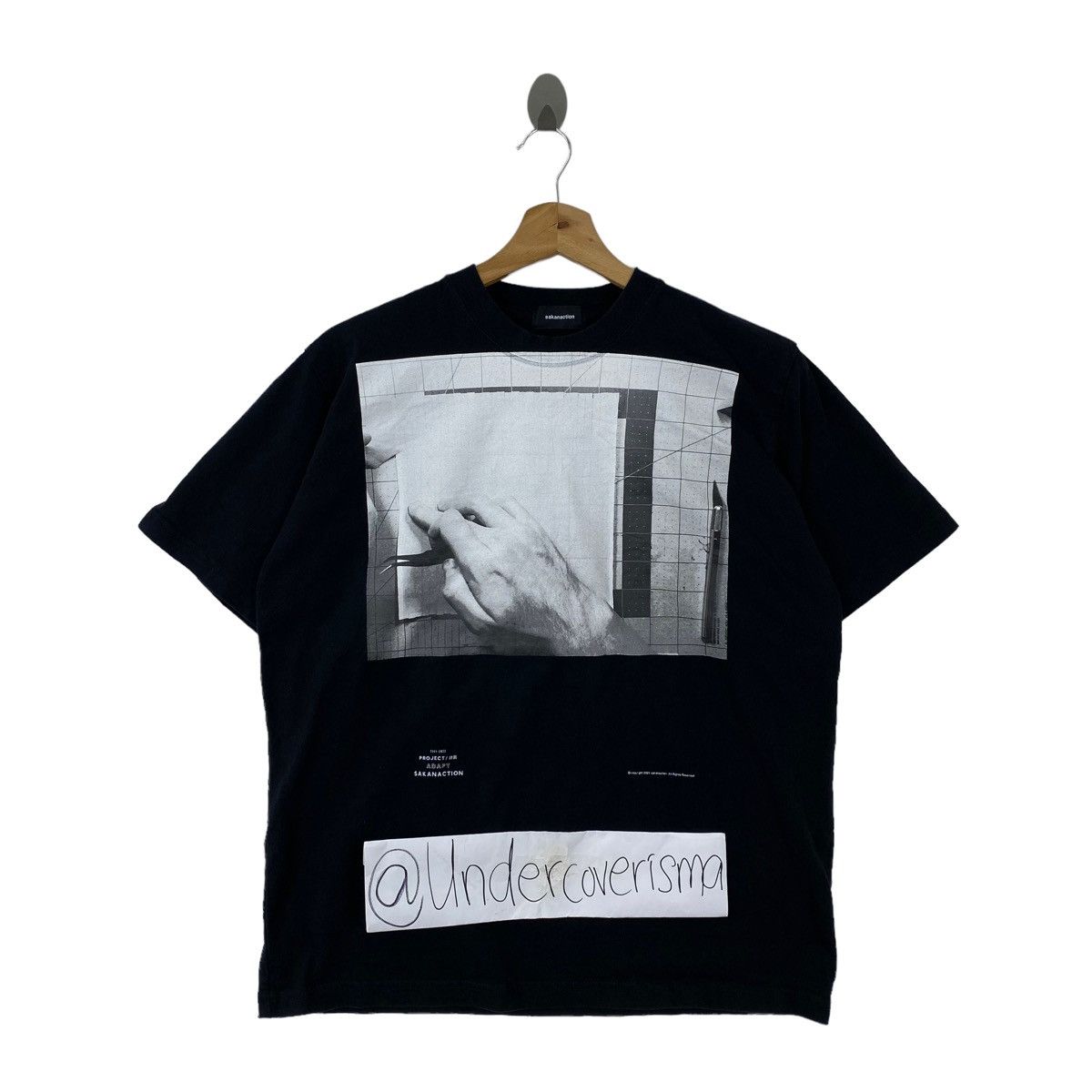 Band Tees PROJECT ADAPT SAKANACTION Japanese Rock Band Album Black Size US M / EU 48-50 / 2 - 1 Thumbnail
