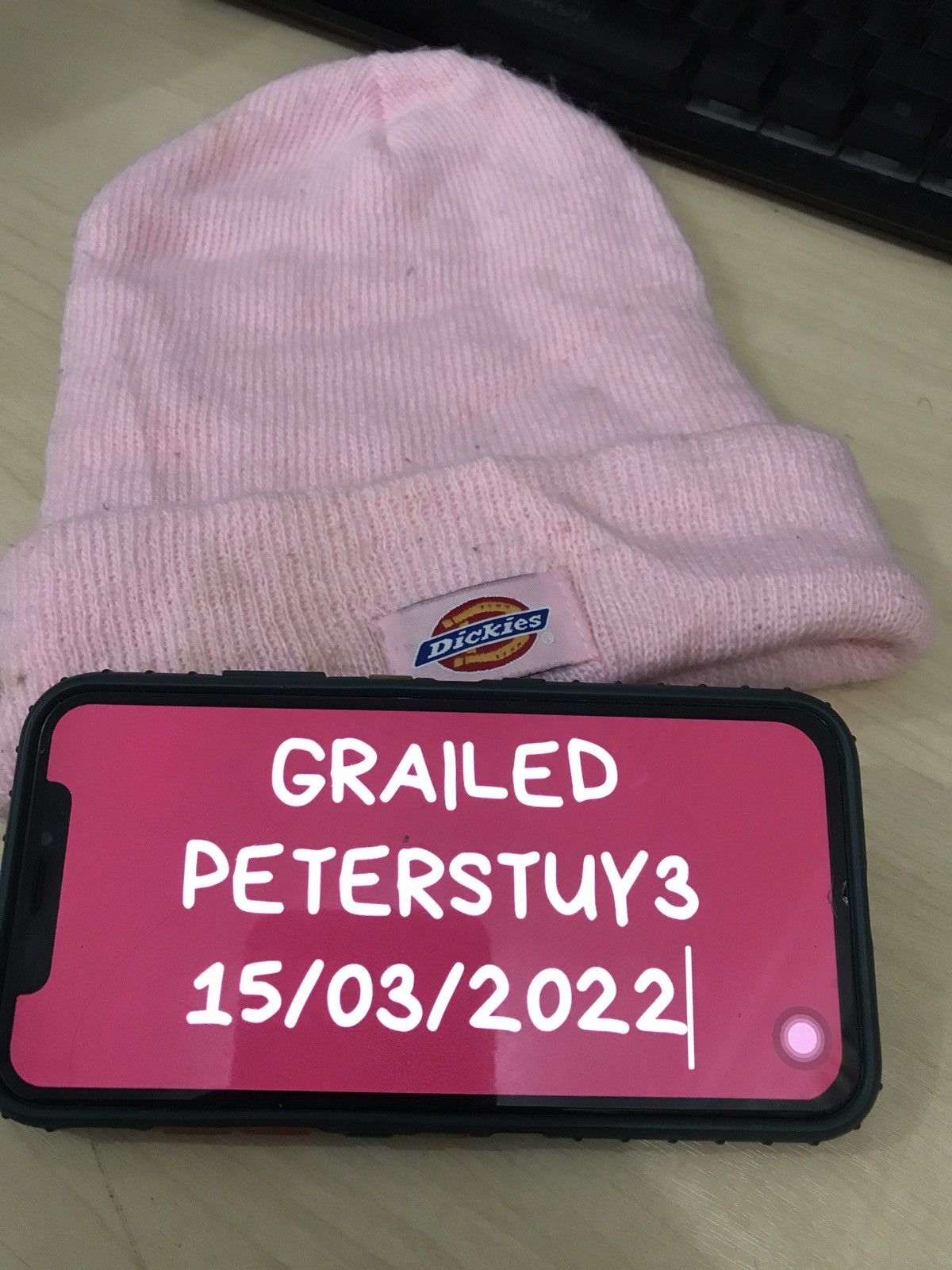 Dickies Dickies baby pink beanie Size ONE SIZE - 4 Thumbnail