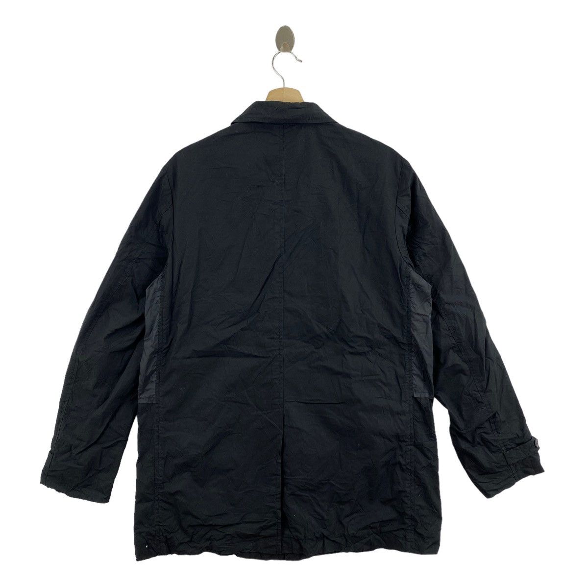 Beams Plus Vintage BEAMS HEART Japanese Brand Black Long Coat Size US M / EU 48-50 / 2 - 7 Thumbnail
