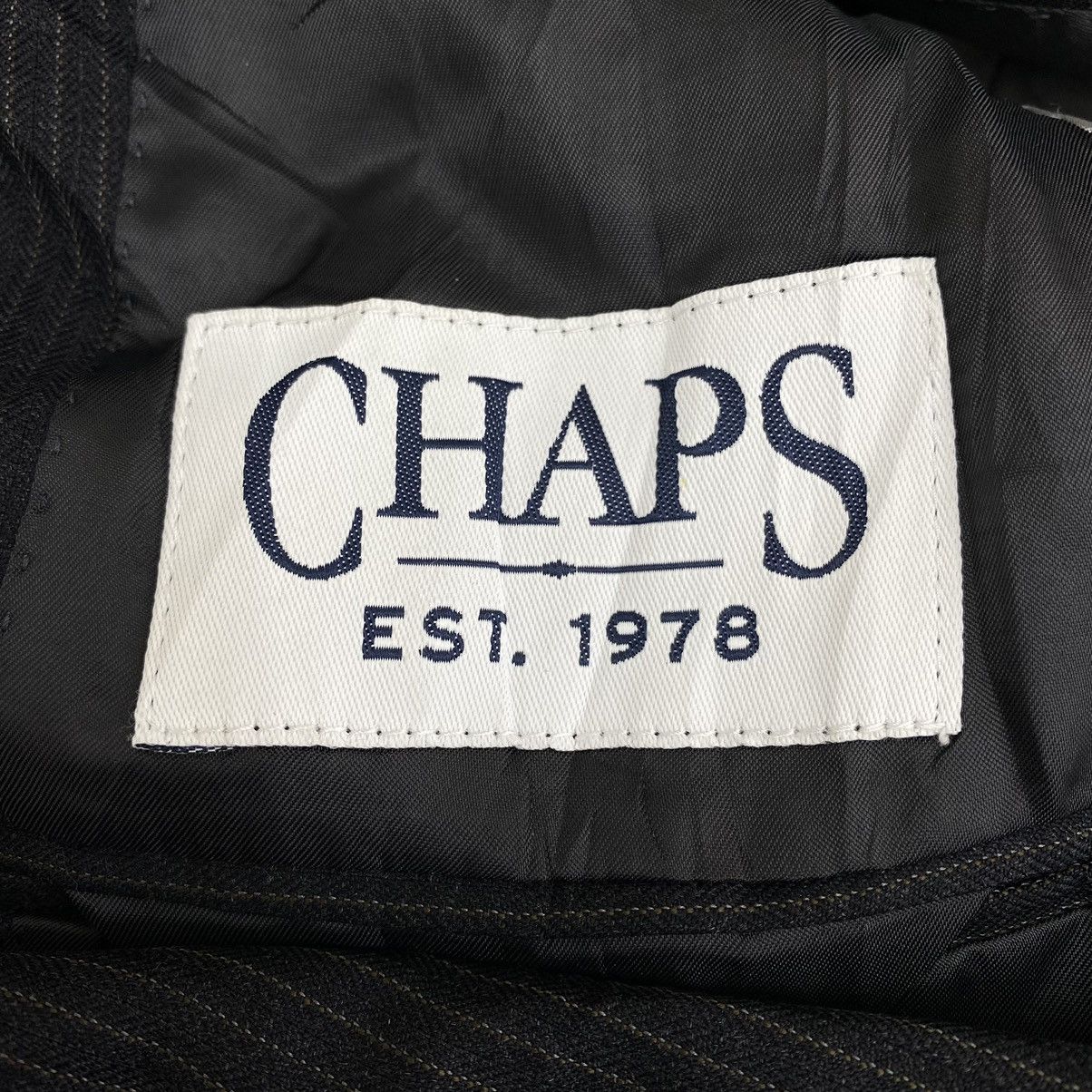 Chaps Vintage CHAPS EST.1978 Stripes Black Pain Blazer Coat Jacket Size US M / EU 48-50 / 2 - 4 Thumbnail