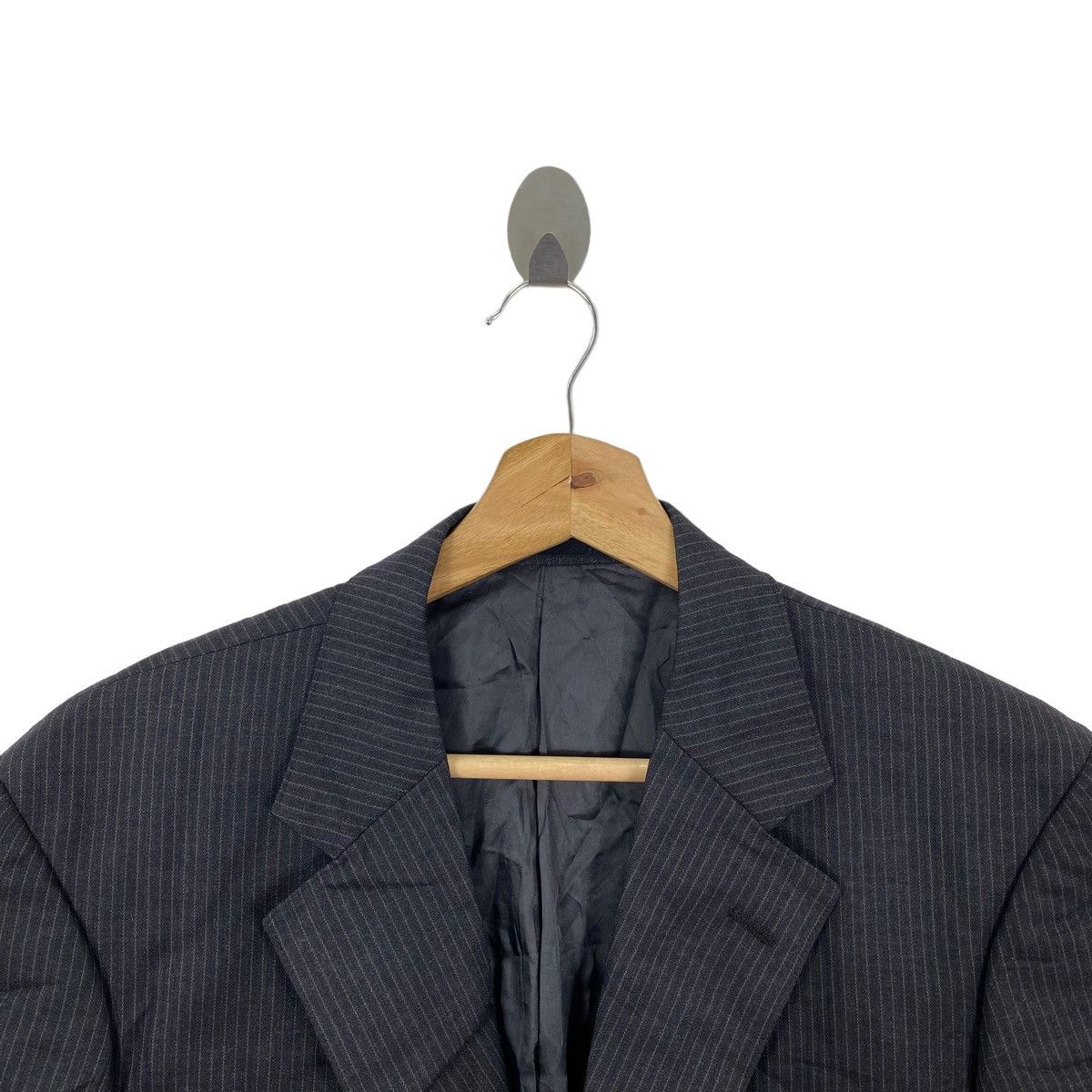 Chaps Vintage CHAPS EST.1978 Stripes Black Pain Blazer Coat Jacket Size US M / EU 48-50 / 2 - 2 Thumbnail