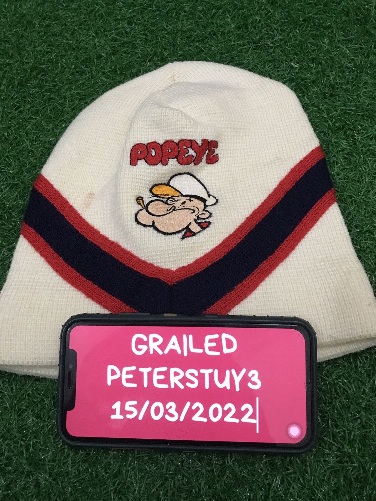 Cartoon Network Vintage Popeye beanie nice design Size ONE SIZE - 7 Thumbnail