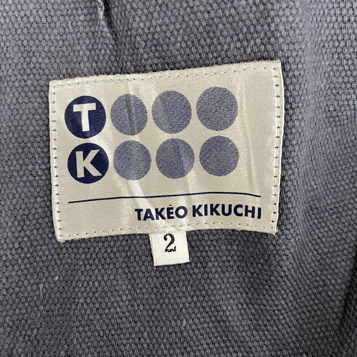 Vintage TAKEO KIKUCHI Japanese Brand Plain Grey Blazer Coat Jacket Size US M / EU 48-50 / 2 - 3 Thumbnail