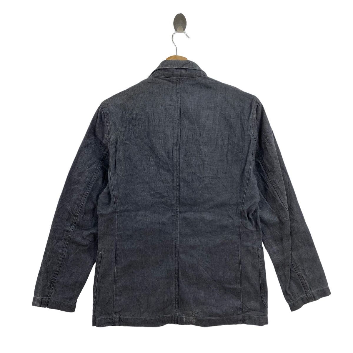 Vintage TAKEO KIKUCHI Japanese Brand Plain Grey Blazer Coat Jacket Size US M / EU 48-50 / 2 - 6 Thumbnail
